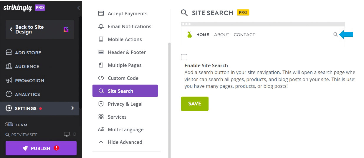 strikingly-site-search strikingly-site-search